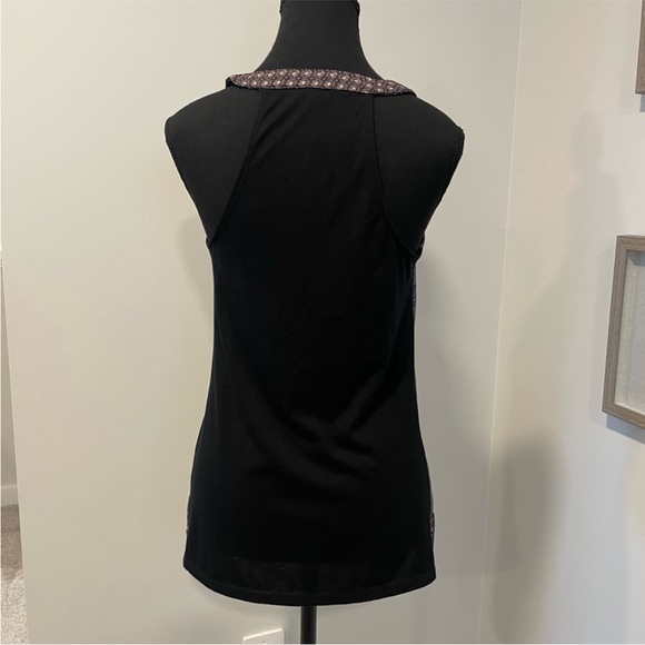 Warehouse One Floral Racerback Tank Top EUC - Picture 4 of 9